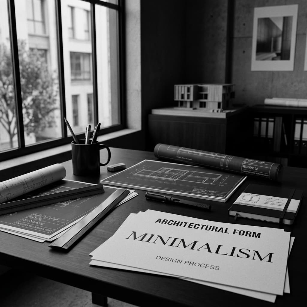 Monochrome Creative Studio Workspace